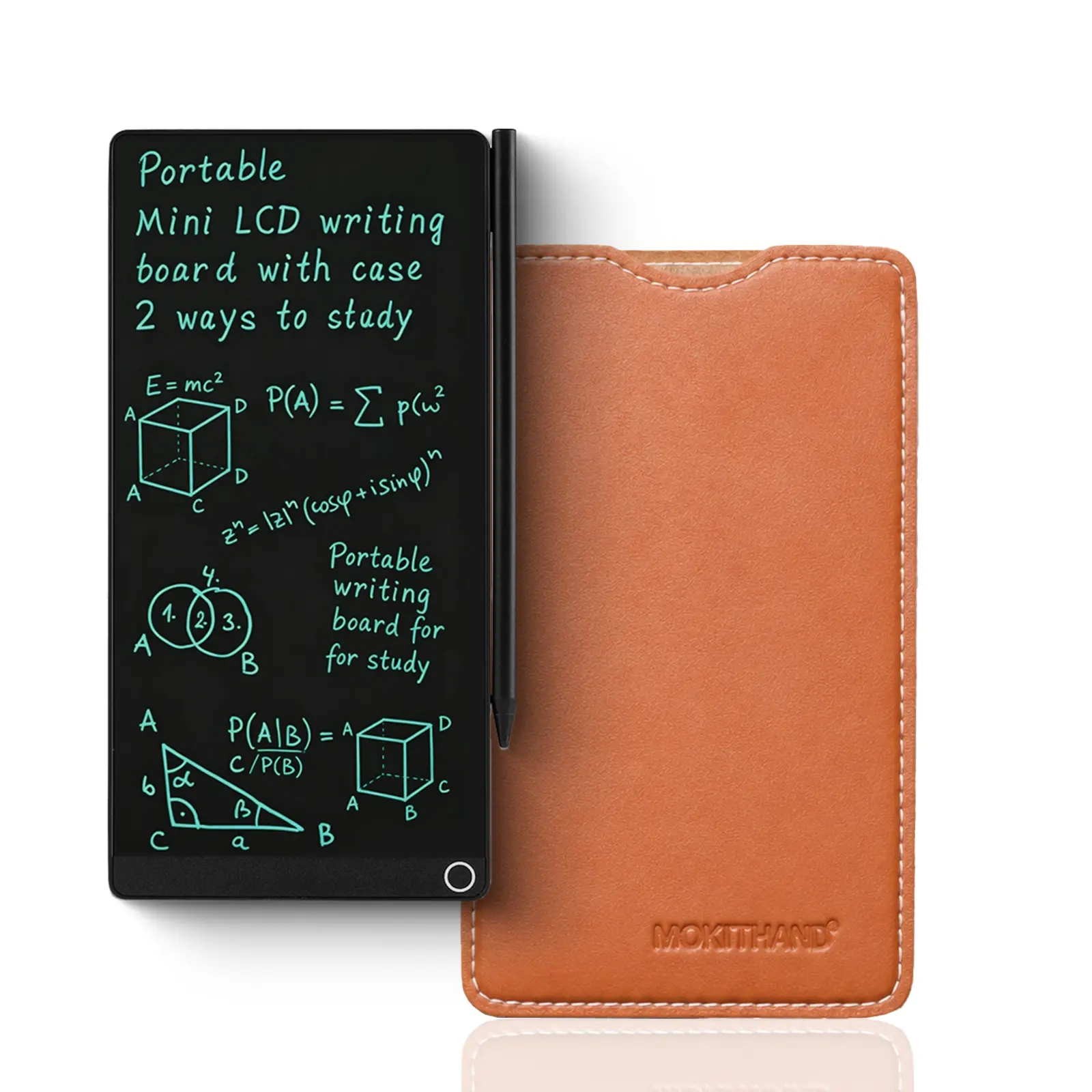 Mini LCD Digital Writing Tablet 6.5 Inch Drawing Pad, Lightweight Small Form-Factor and Bezel-Less Design, 0.4mm Fine Tip Magnetic Erase with Hanging Pen, Ideal For Sketching Doodle Drafting Office Learning Shopping