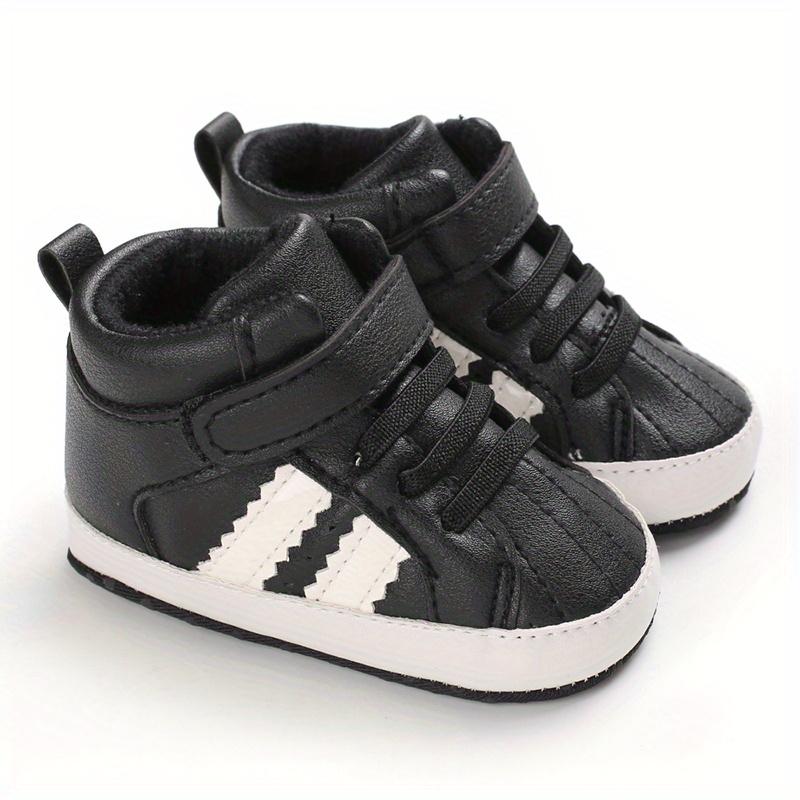 Boys' Toddler Flats - Casual Prewalker Shoes for Newborns & First-Step Babies, Lightweight Comfort Kids Shoes, Crawl Bed Moccasins with Set Bottom, Crib Shoes