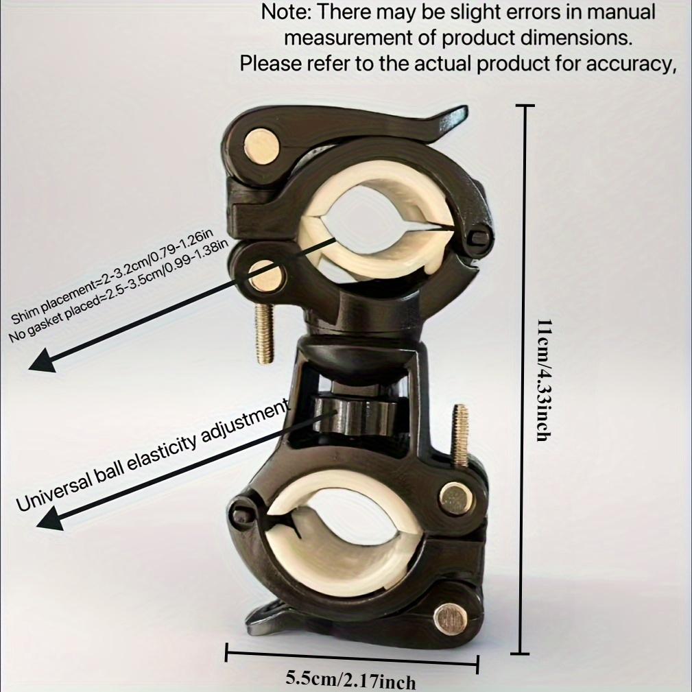 Bicycle Light Bracket, Flashlight Bracket For Night Riding, Front Light Fixed Bracket, Quick Release Fixed Rotating Clamp, Light Holder