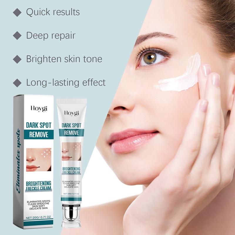 Hoygi Brightening Dark Spot Corrector Cream - Freckle & Sun Spot Fading | Deep Hydrating Gentle Formula, All Skin Types Friendly