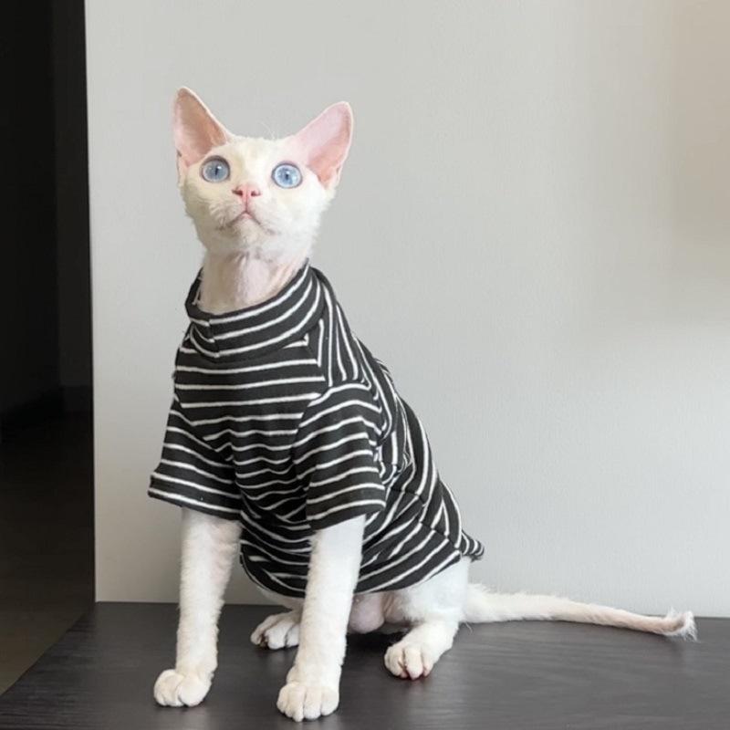 Sphynx Cat Clothing Autumn Winter Warm for Hairless Cats and Devon Rex Cold Protection