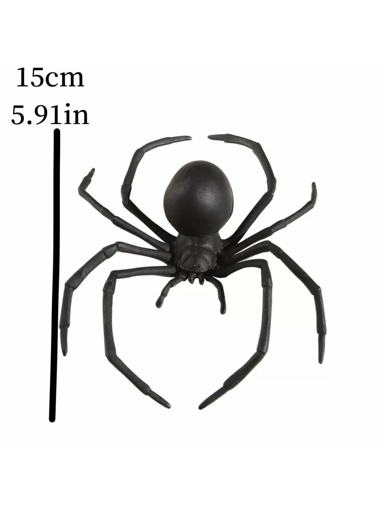 Halloween DIY Dark Gothic Spider Hair Clip, Punk Style Tribal Pattern, Unique Prank Headwear, All-Seasons Accessory