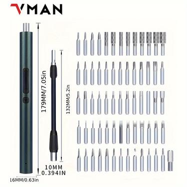 142in1 Cordless Mini Set Electric Screwdriver Set with Type-C Charging,Portable Disassembly Tools Durable Performance Versatile tools gadgets