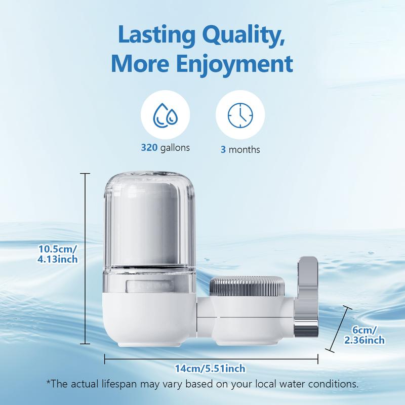Water  for Sink Faucet, NSF Certified Water Purifier,Kitchen household water purifier faucet water, water dechlorination, - Material, Faucet Mount Water Filtration System Easy To Install Installation ,Deals for you days