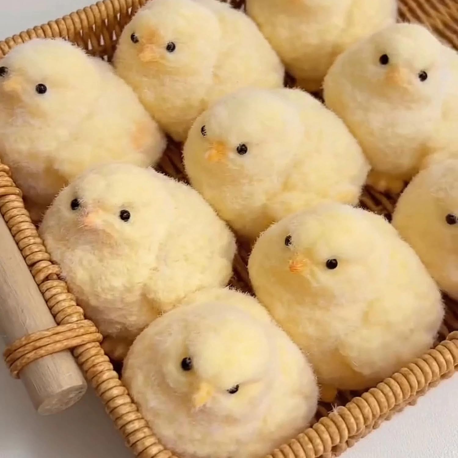 2 Taba Squishy Chicken Toys, Handmade Stress Relief Decompression Squeeze Squeezable Toys for Adults, Fun Christmas and Birthday Gift for Kids, Fidget Relief