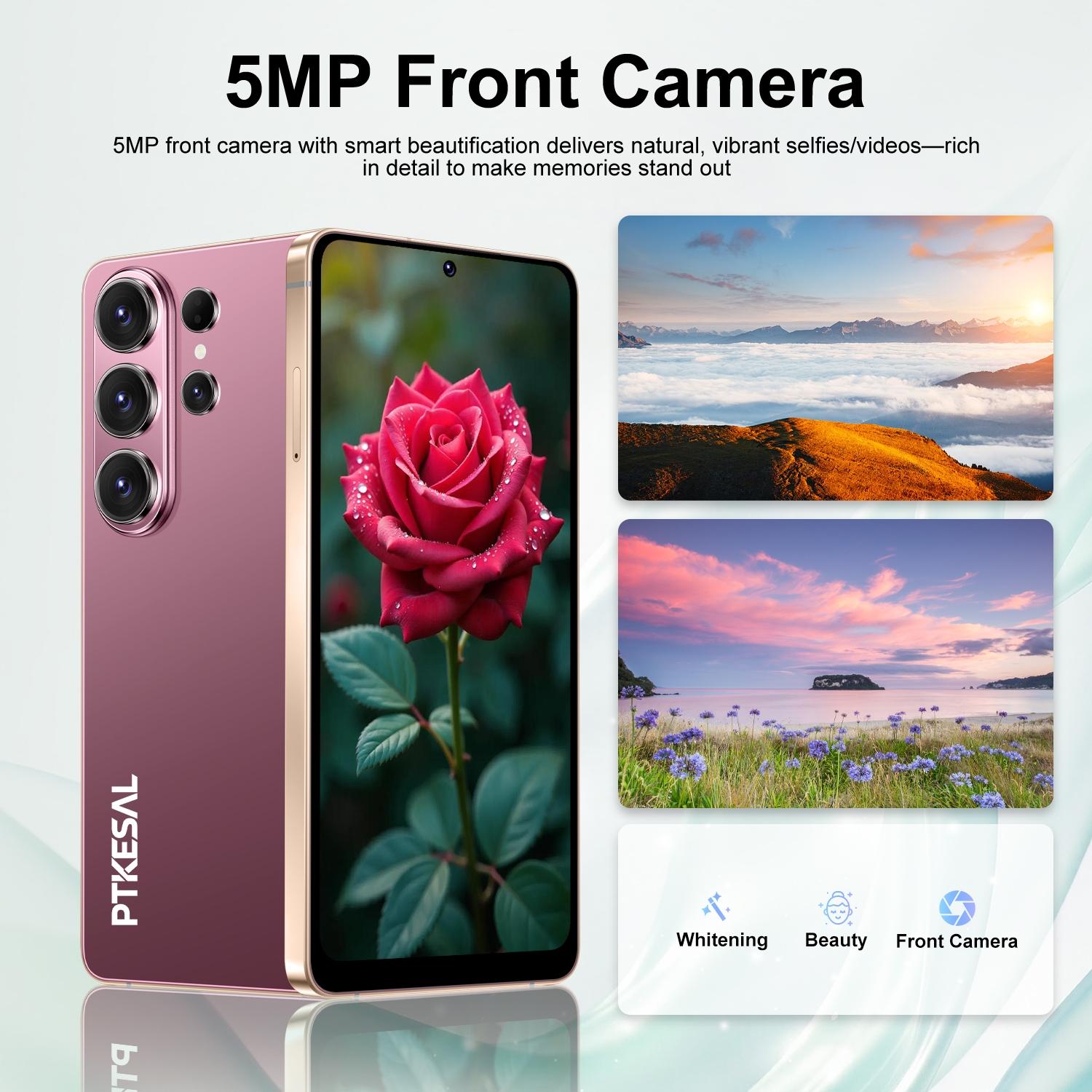Ptkesal-26 Ultra 4g Large Screen Smartphone, 3gb RAM + 32GB Storage, 6.75-Inch Display, Dual Sim, Face Recognition, 4100mah Battery, 5+13mp Camera