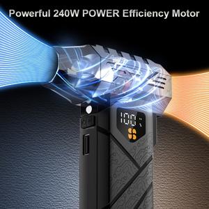 2026 New Handheld Brushless Fan, Strong Turbine Motor, 4 Speeds, Adjustable Wind, Rechargeable Battery, Portable, Multi-Use