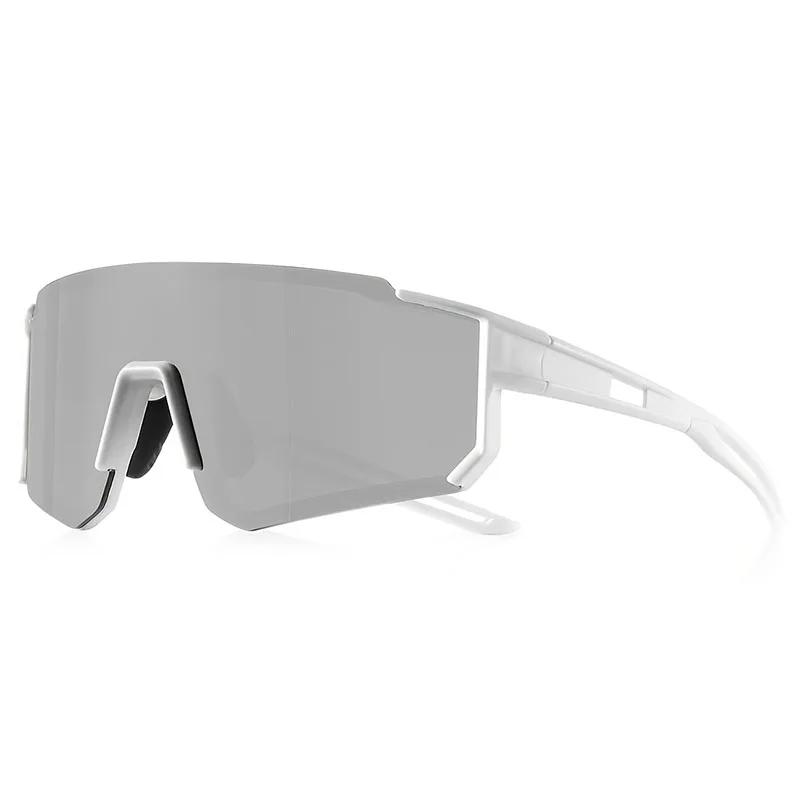Oversized Men's Unisex Wear Sunglasses with Polarized Lens, UV400 Glass, Windproof Anti-Glare, Large Frame Eyewear for Cycling, Driving, Everyday Use