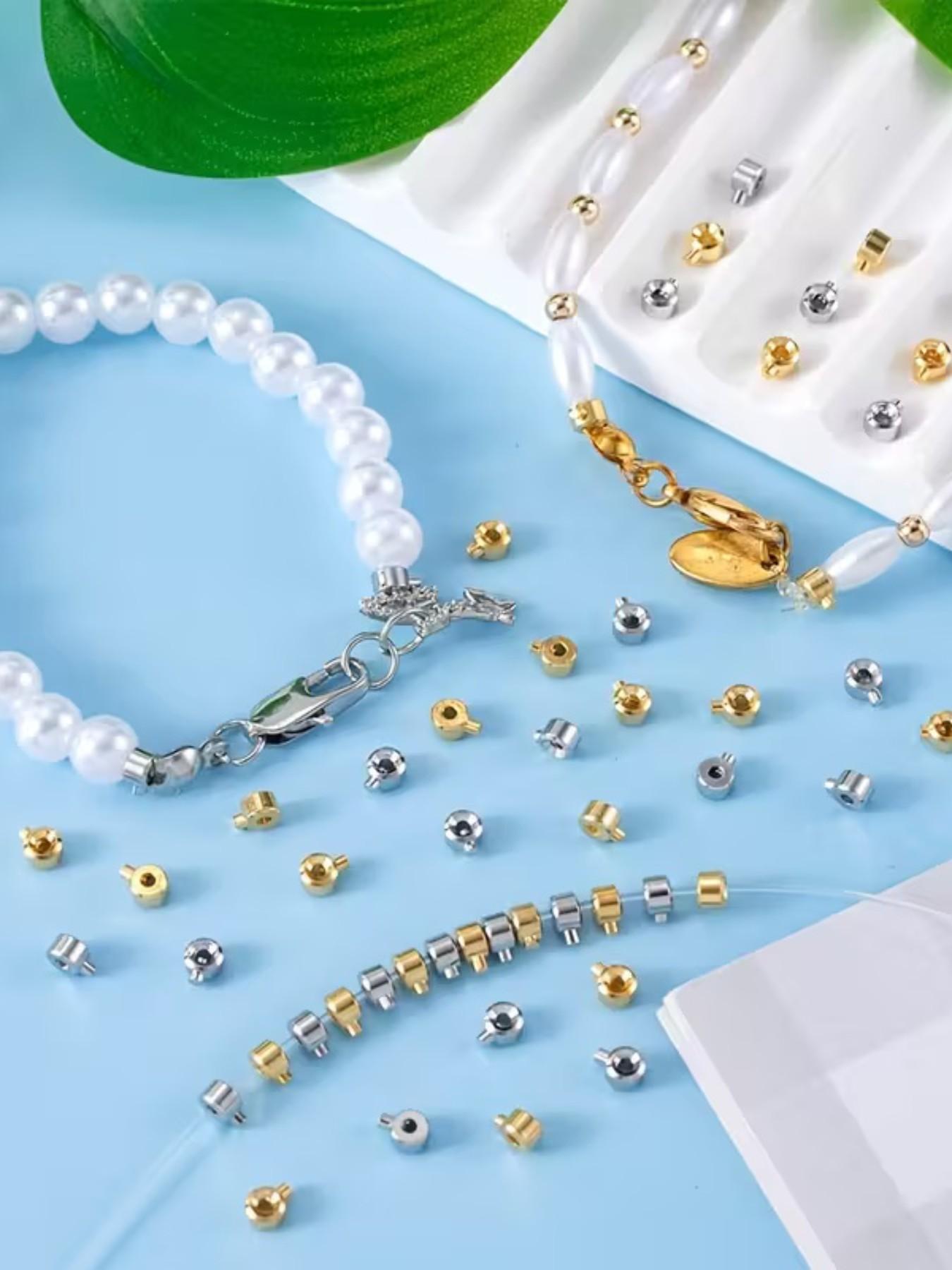 10pcs Set DIY Jewelry Accessories, Stainless Steel Chain Connectors, Fashion Designer Supplies, Handmade Craft Essentials