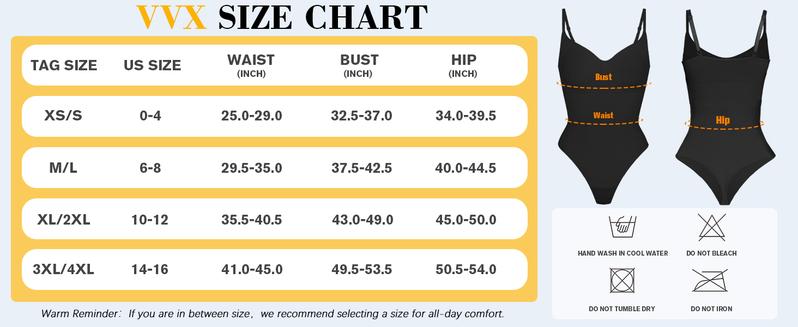 Shapewear Bodysuit with Built in Bra for Women Tummy Control Spaghetti Strap Padded Body Suits Tops  Clothing Womenswear Bottom Button Casual Chunky