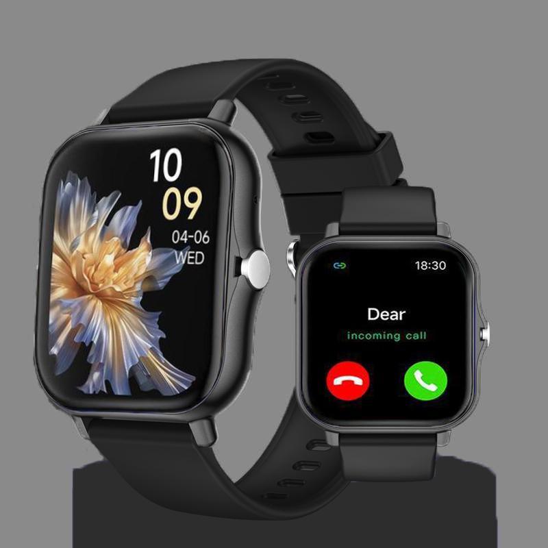 Smartwatch with Wireless Calling & Dialing, Multiple Sports Modes, App Notifications, Alarm Reminder and Music Playback, Compatible with iPhone and Android, Multifunctional Smart Watch #GLOBAL PICKS