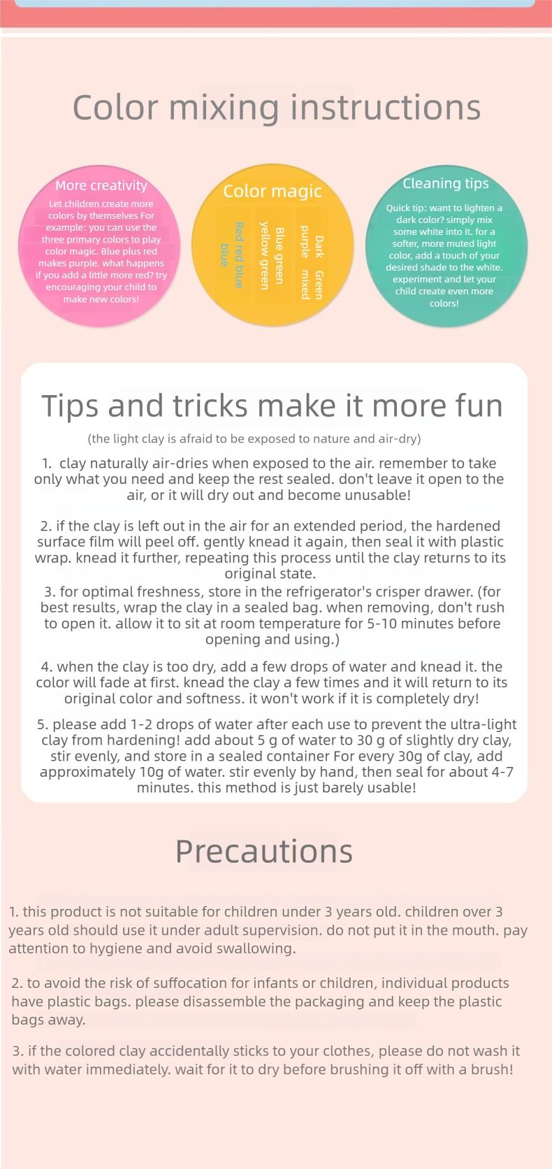 Ultra-light Clay Playdough Toy Space Clay Plasticine Clay Set