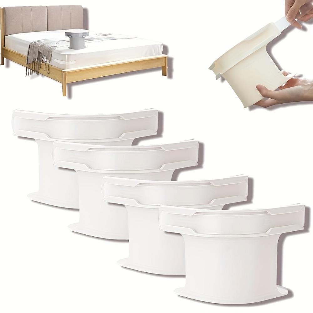 4-piece thickened bed sheet clips - multi-functional bed sheet fasteners, Bed Sheet Straps suitable for beds, bed sheets and pet protection (compatible with single/double beds) Bed Sheet Grippers