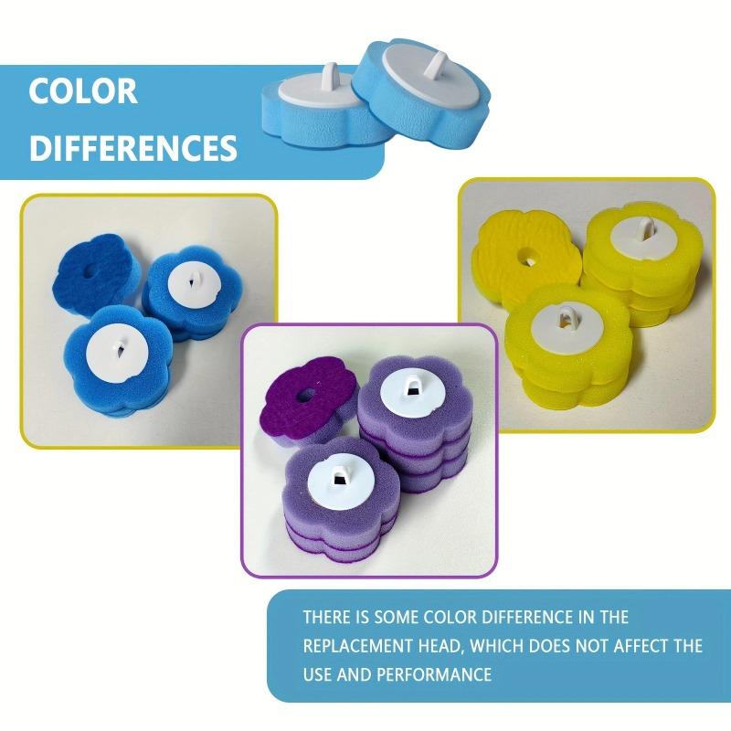 Pack of 18, disposable toilet brush head refills, replaceable toilet cleaning brush heads, dead-angle-free cleaning, bathroom cleaning brush heads, cleaning supplies, cleaning accessories