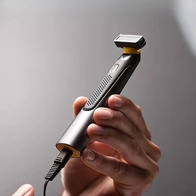 New Rechargeable Cordless Shaver, Body Hair Shaver, Beard and Body Trimmer, Trim, Edge, Shave, and Shape, Perfect Gift, Ideal Companion Gift