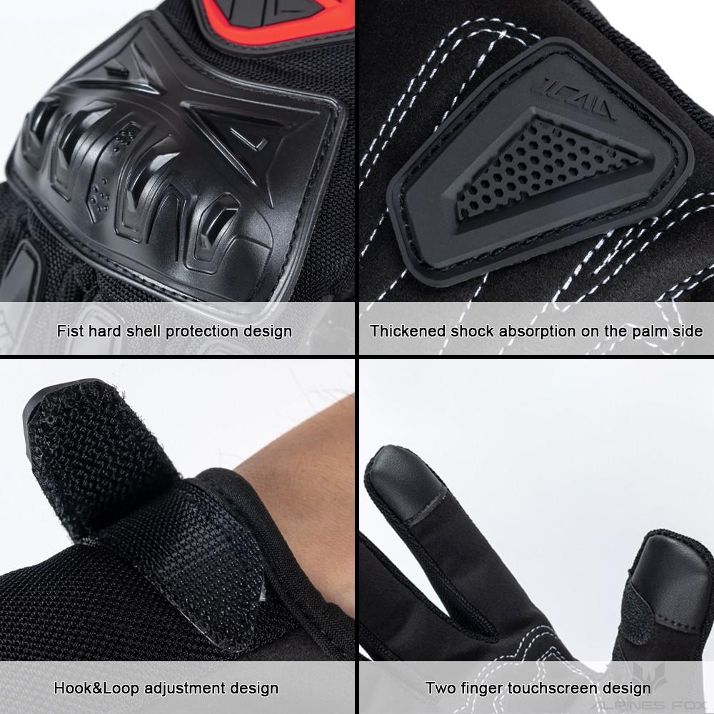 New Summer Breathable Motorcycle Gloves Touchscreen Anti-Slip, PVC Shell Drop-Resistant Outdoor Riding Gloves for Men and Women