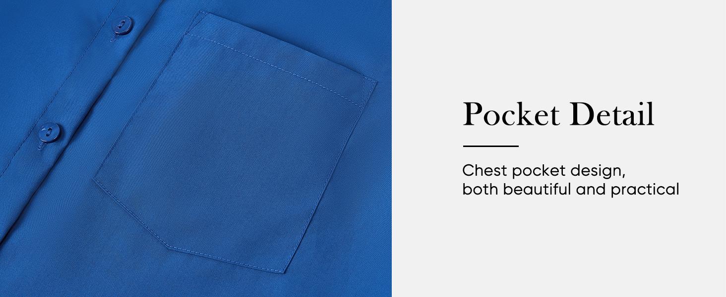 Siliteelon Blouse Casual Soft Lightweight Women's Long Sleeve Breathable All-Season Slim Fit Button Down Shirts