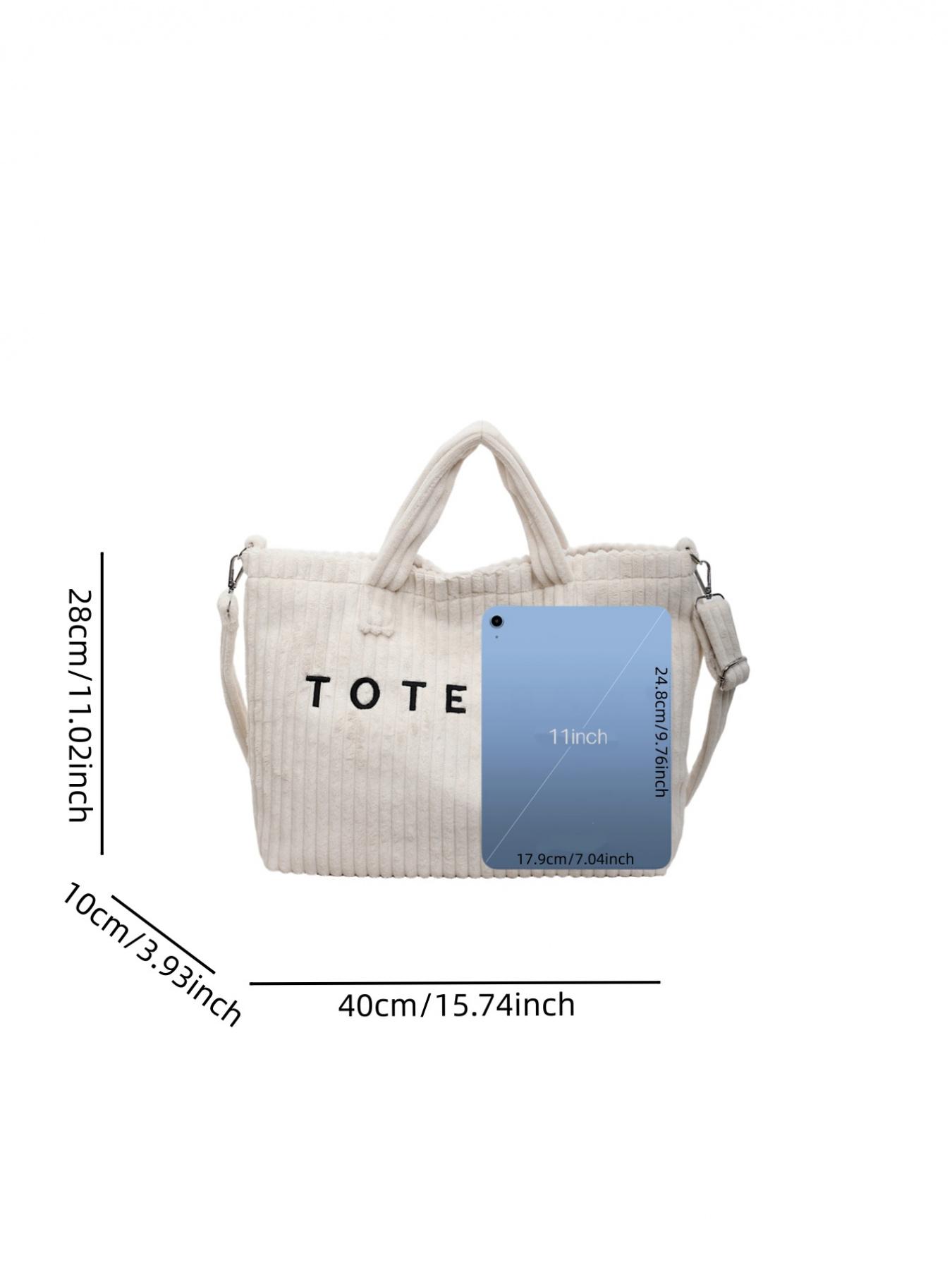 Relaxed fit, large capacity corduroy handbag, Crossbody Purses, casual crossbody bag, commuter shoulder bag, Hobo shoulder bag, tote bag, Casual Handbag Satchel. Suitable for commuting, shopping, leisure outings, work, etc.