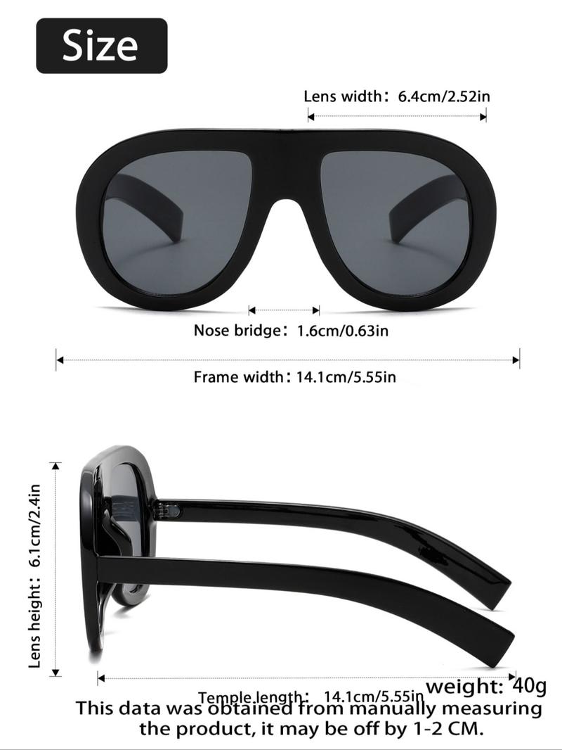 Unisex Fashionable All-match Tinted Lens Sunglasses, Trendy Casual Sunglasses for Everyday Use, Fashion Accessories for Outdoor Activities, High Quality Sunglasses