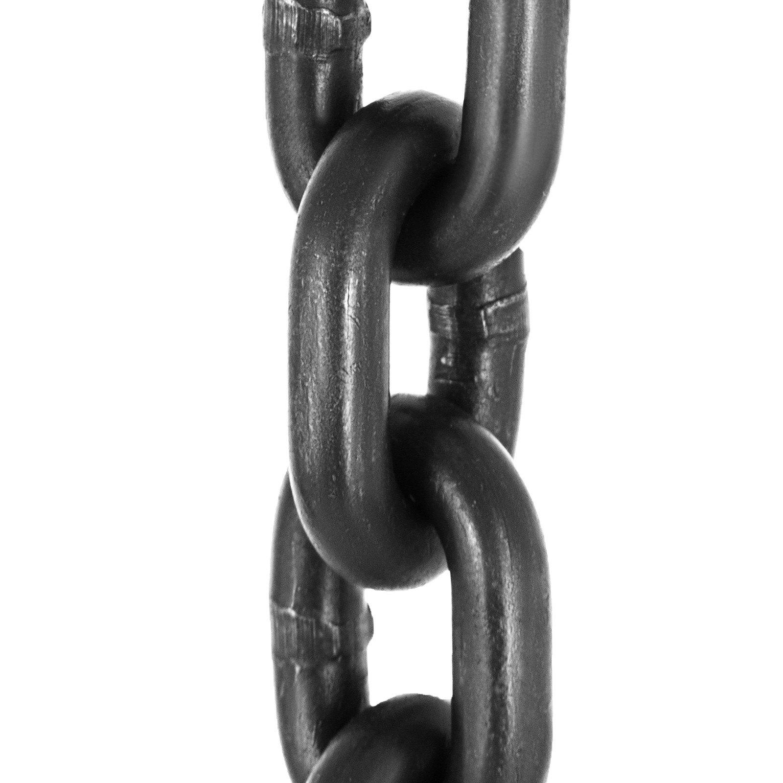 VEVOR Chain Sling, 3/8 inch x 5 ft Lifting Chains with Hooks, G80 Engine Chain Hoist Lifts, 11000 lbs/5 Ton Capacity Lifting Sling Chains for Engine Hoist, Engine Lift Chain with 2 Leg Grab Hooks