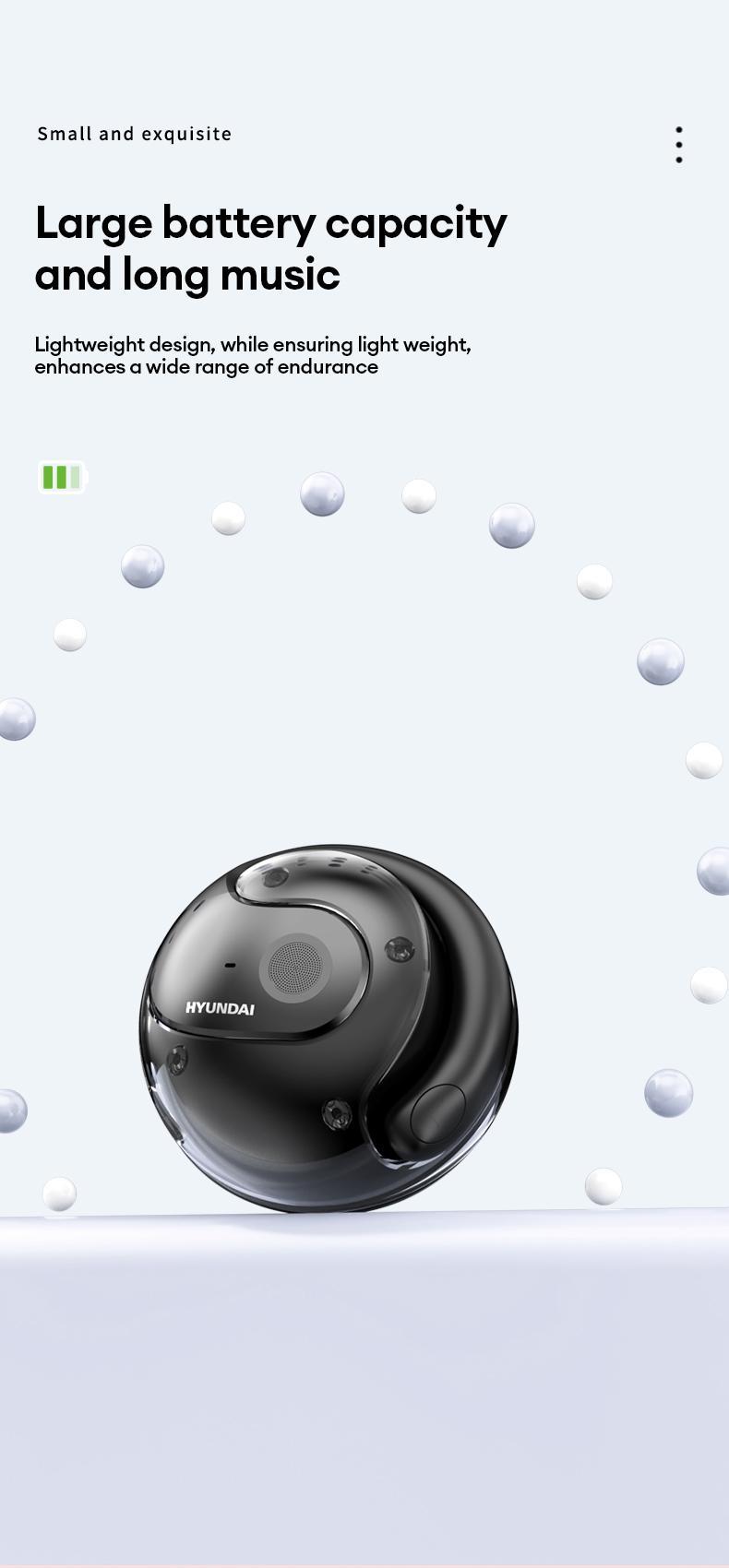 HYUNDAI T26 PRO Audio Earbud Wireless Bluetooth 5.4 Stereo Headset, Chargeable & Automatic Connection, Noise Reduction, Waterproof Sport Headphones for Music & Calls HYUNDAI T26 PRO Audio Earbud Wireless Bluetooth 5.4 Stereo Headset, Chargeable & Automatic Connection, Noise Reduction, Waterproof Sport Headphones for Music & Calls