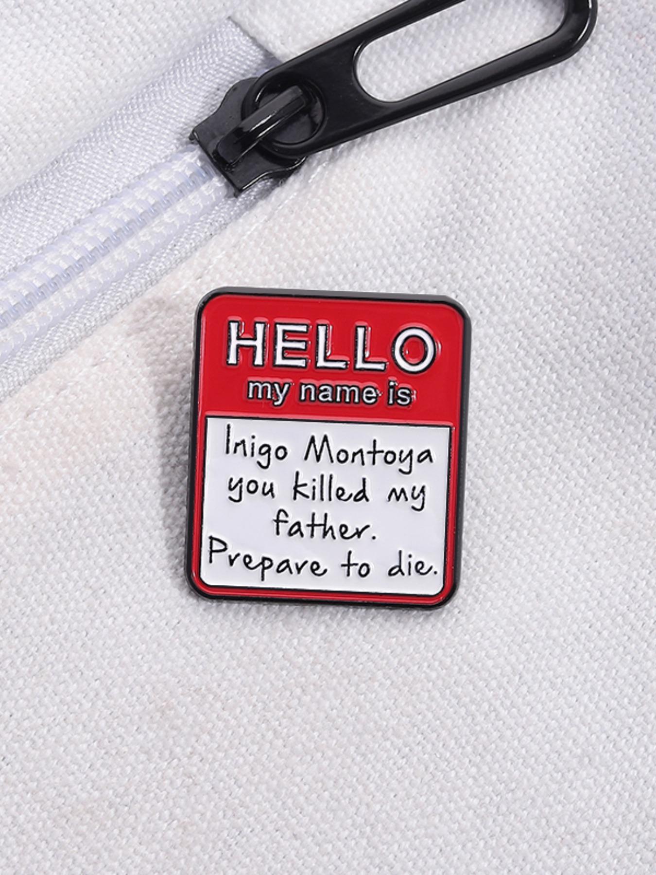 Letter Pattern Brooch, Metal Pin, Fashion Accessories for Women & Men