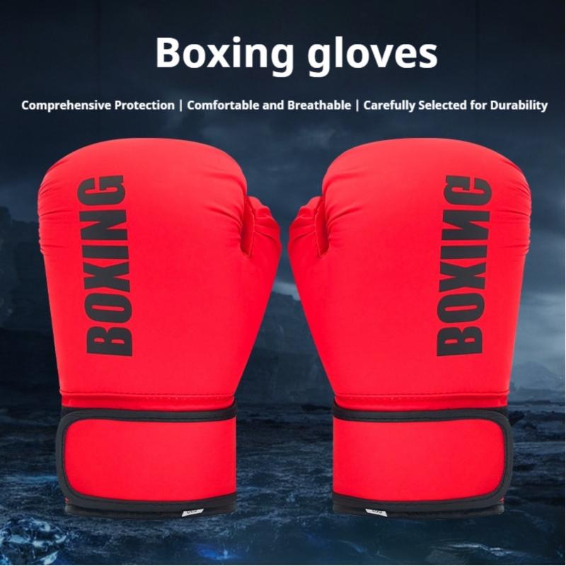 Boxing Gloves for Kids Adults Training Sparring Punching Bag Muay Thai Kickboxing Heavy Duty Padded Professional MMA Gloves