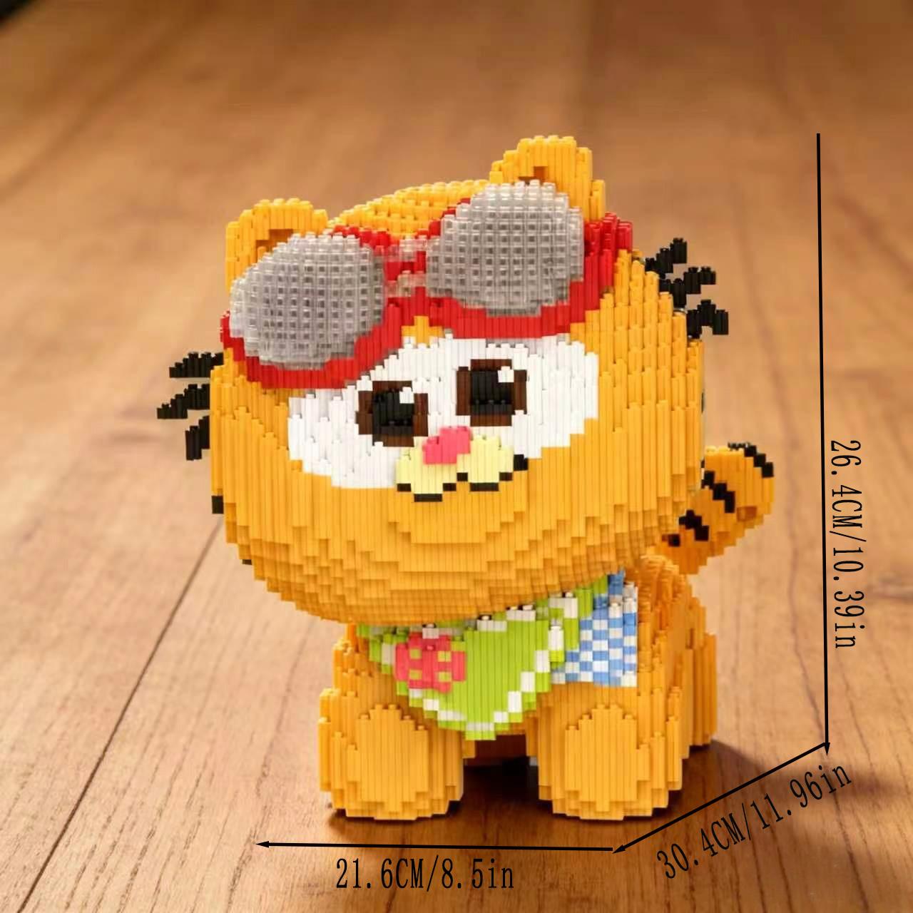 Small Particle DIY 3D Puzzle Building Blocks Set, Stress Relief Assembly Kit, High Difficulty Challenge, Perfect Gift for Holidays and Birthdays