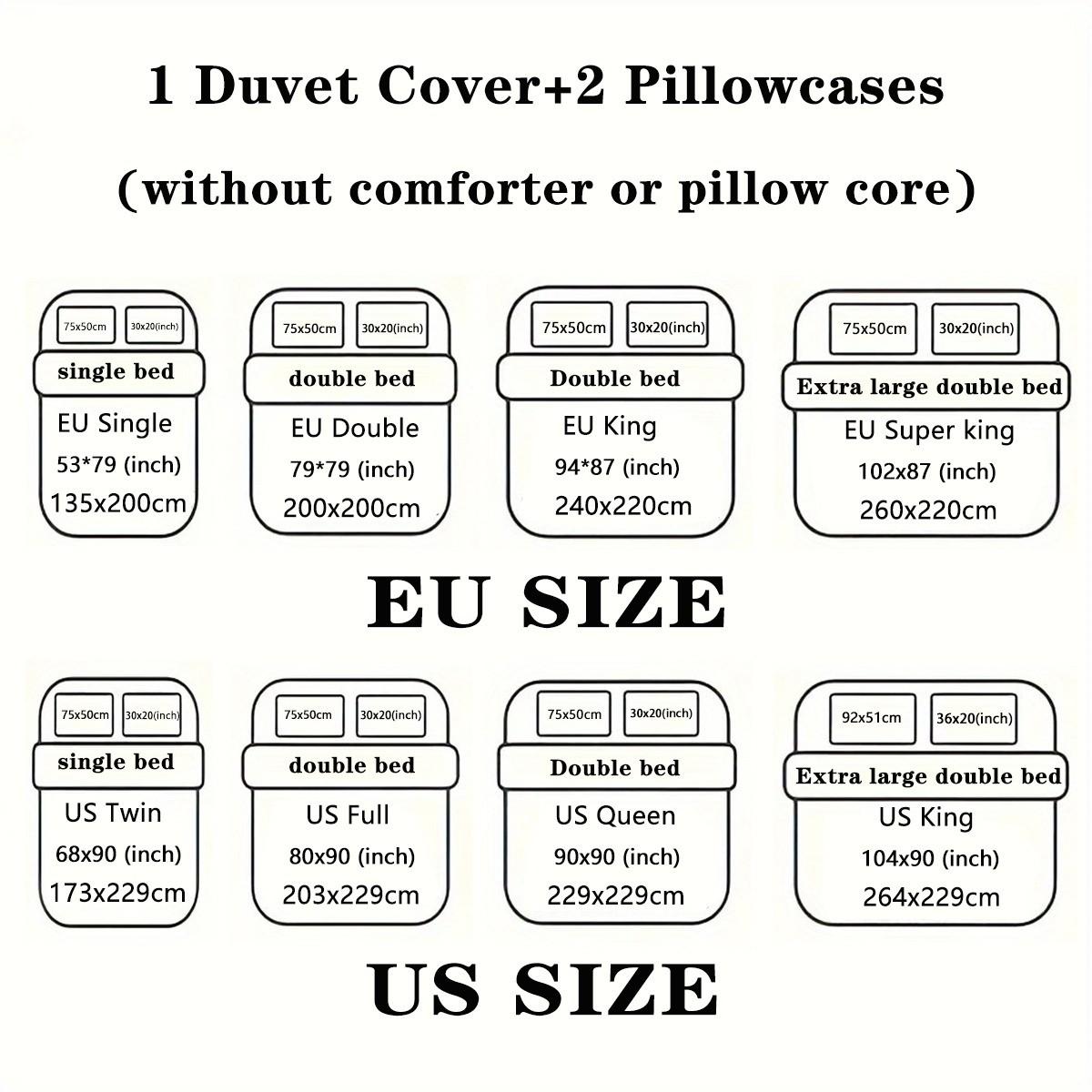 3pcs Valentine's Day Quilt Set, Soft Comfortable Lightweight Breathable Printed Bedding, Summer Quilt with 2 Pillowcases No Pillows Included