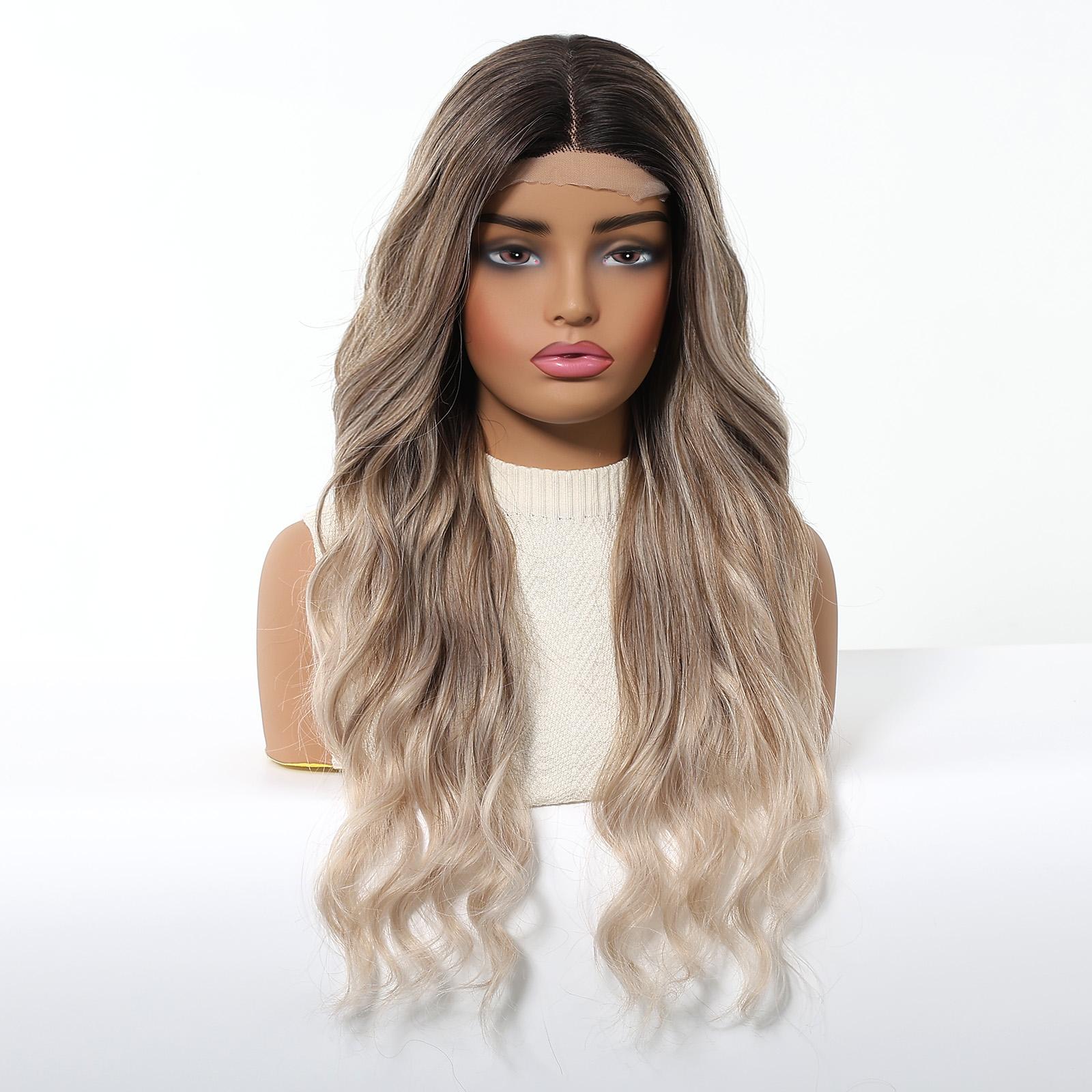 Topshe Natural Wave Wig, Heat Resistant Balayage, 26 Inches, Natural Look, Versatile for Daily Wear, Graduation, Travel, Holidays, Lace Front Wig