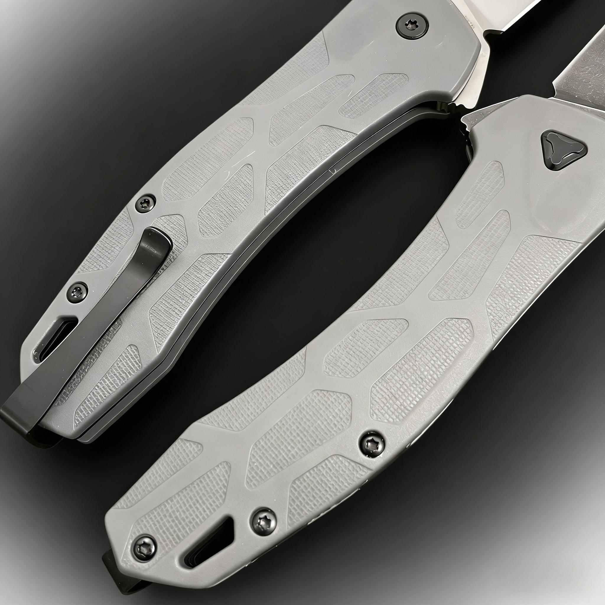 2042 Multi-Use Edc Folding Knife, Non-Slip Handle, High Hardness Blade, with Back Clip, Ideal for Daily/outdoor Use, Perfect Gift