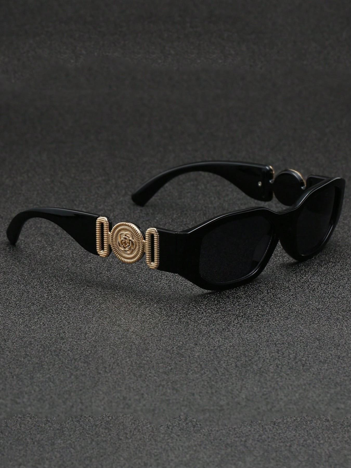 Women's Fashion Glasses with Animal Print, Sporty Style, Anti-Wind & Sand, PC Material, Accessories, All Seasons