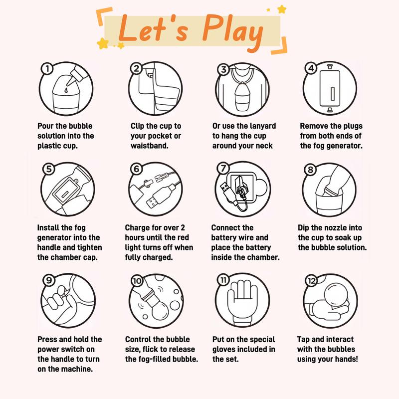 Mist Bubble Machine for Kids – Elastic Bubble Fog Wand, Smoke Bubble Sword, Interactive STEM Toy with Lights & Music, Parent-Child Fun, Outdoor Summer Play, Birthday Gift for Boys & Girls