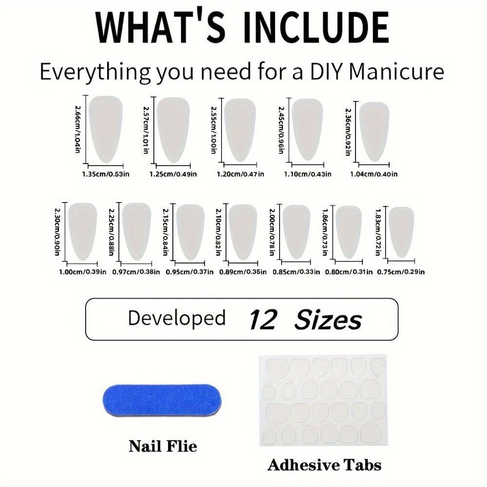 2026 New Almond Press-On Fake Nails - 3D Embossed Gentle Pastel Blooms 3D Floral Shine, Reinforced ABS Body Full Cover Glossy Tips, 24Pcs 10 Sizes Reusable Removable for Beach-to-Office Daily Manicure