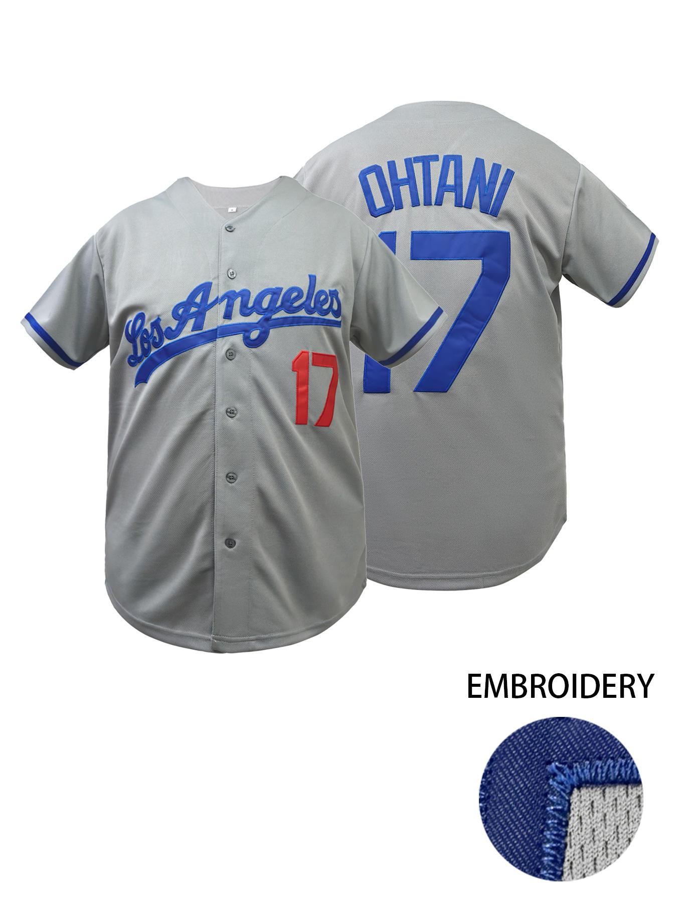 Men's Letter & Figure Embroidered Baseball Stylish Jersey, Casual Loose Short Sleeve V Neck Baseball Top for Fall & Winter, Men's Sportswear for Training & Competition