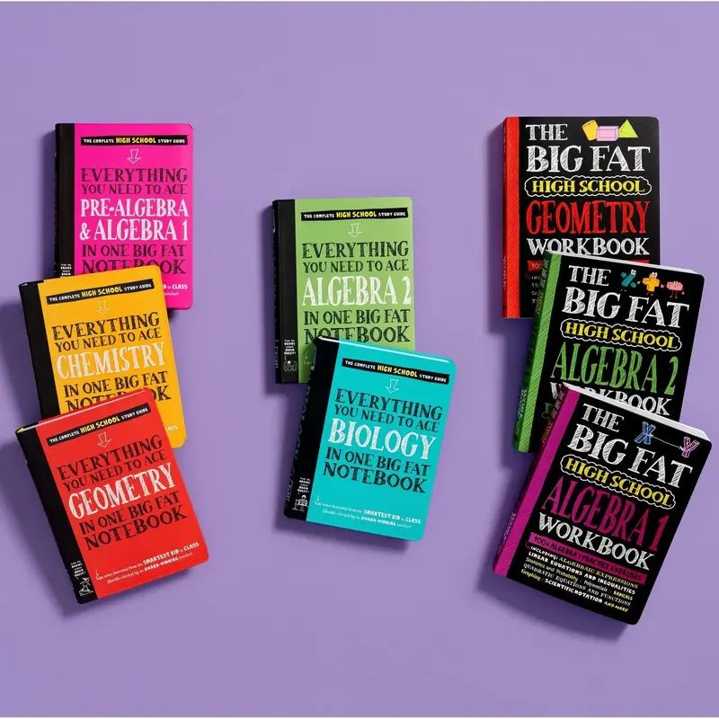 Everything You Need to Ace Pre-Algebra and Algebra 1 in One Big