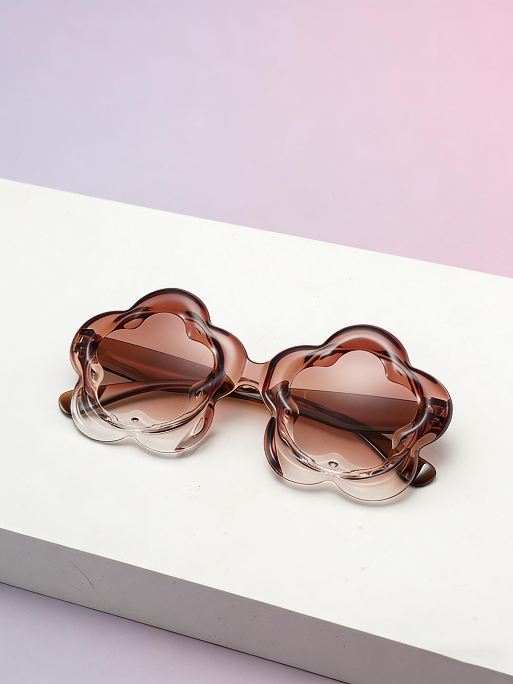 Women's Fashion Sunglasses, Jelly Style Lace Frame, Cute Sweet Beach Vacation, College Party, Perfect Gift for Parties