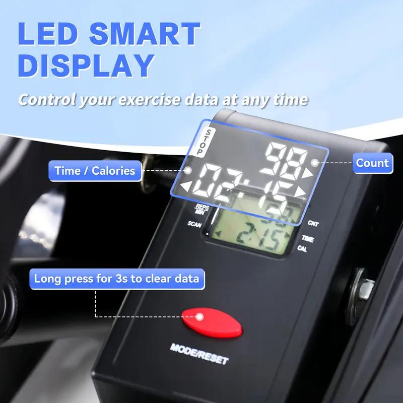 Mini Stepper for Home, 300LB Capacity Quiet Stair Stepper with Bands - Compact PVC Fitness Equipment with LCD Display, Perfect for Small Spaces & Apartment Workouts Mini Stepper for Home, 300LB Capacity Quiet Stair Stepper with Bands - Compact PVC Fitness Equipment with LCD Display, Perfect for Small Spaces & Apartment Workouts