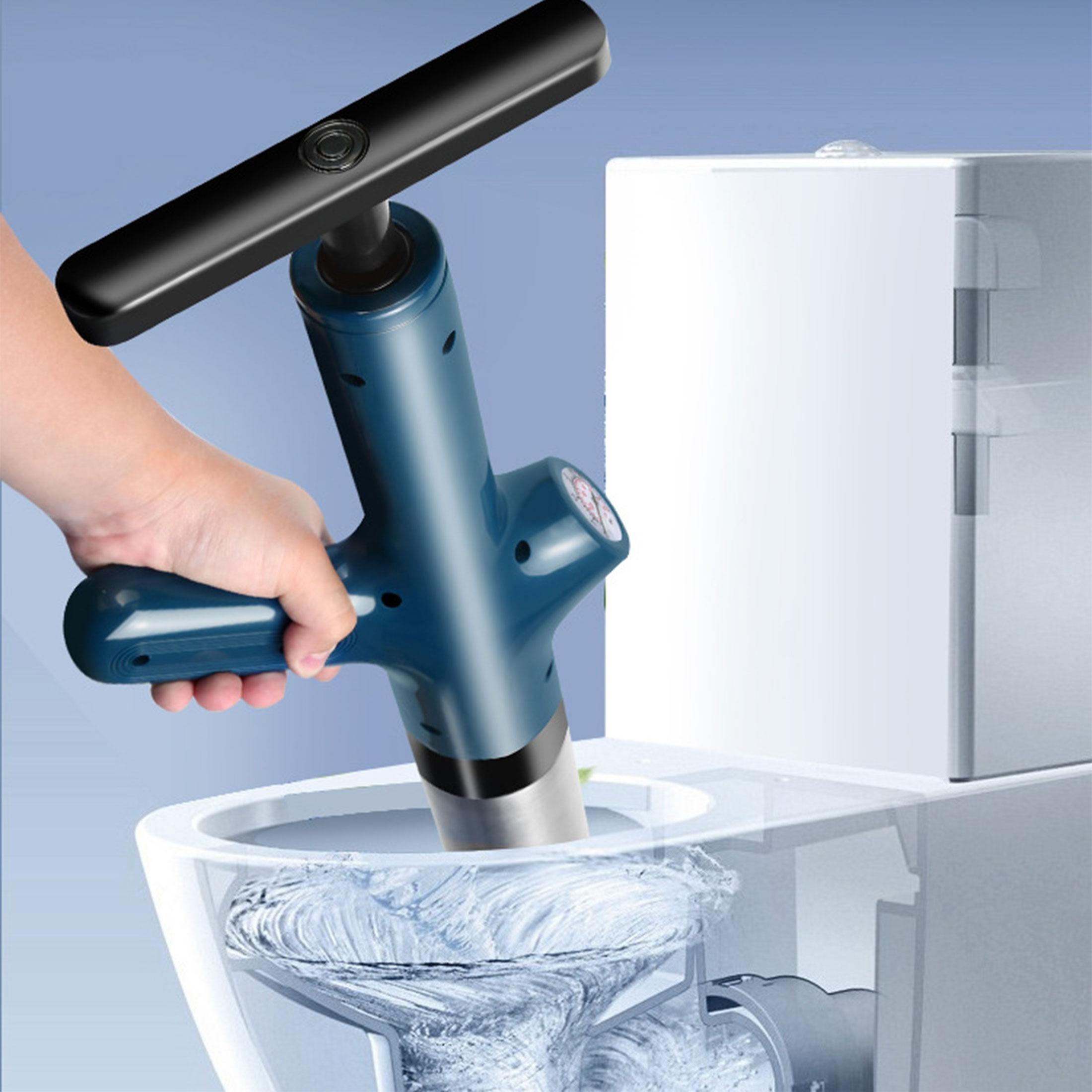 Toilet Plunger, High Pressure Air Drain Blaster Barometer Plunge Blaster , Plungers for Bathroom, Sink, Floor, Kitchen Clogged, Multi-Drain Unclogger for Toilets, Drain Clog Remover,   2025 Dealsforyoudays