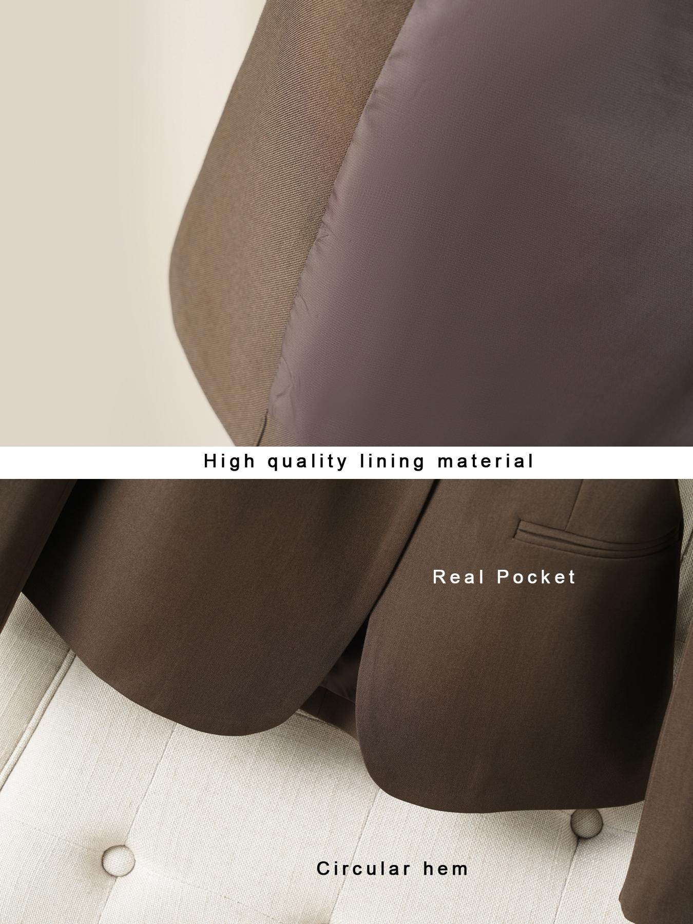 Women's Long Sleeve Blazer Jacket, Casual Office Wear, Versatile One Button Design, Perfect for Business and Daily Use