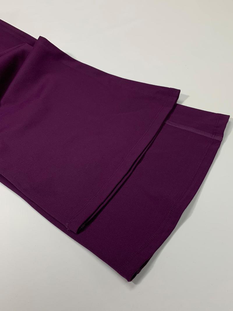 Women's High Waist Yoga Flare Pants, Seamless Butt Lifting Design, No Pockets, Comfortable Sport & Casual Wear, Polyester + Spandex Fabric, High Waisted Leggings