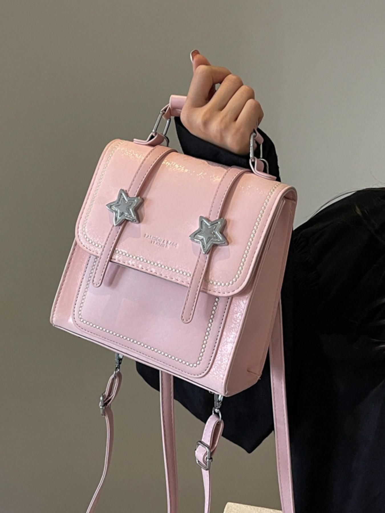 Trendy Commuter Backpack for Women, New Fashion Unique Crossbody Bag, Korean Style Travel Small Backpack, Stylish and Practical