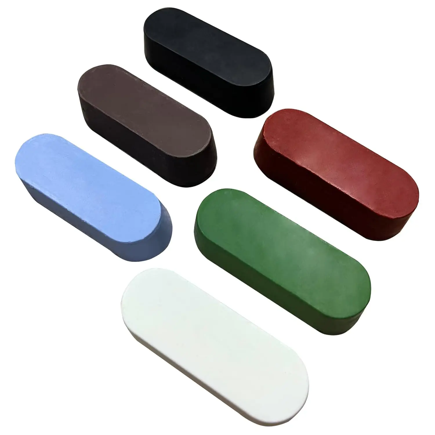 6 count Metal Polishing Buffing Compound for Buffing Wheel, Polish Paste