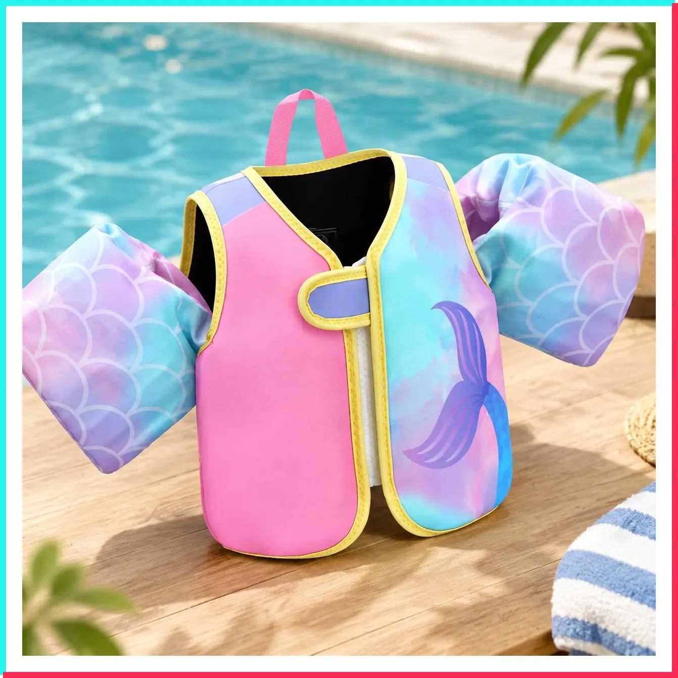 Puddle Float Jumper 33-66 Pounds, Toddler Swim Vest Kids Floaties