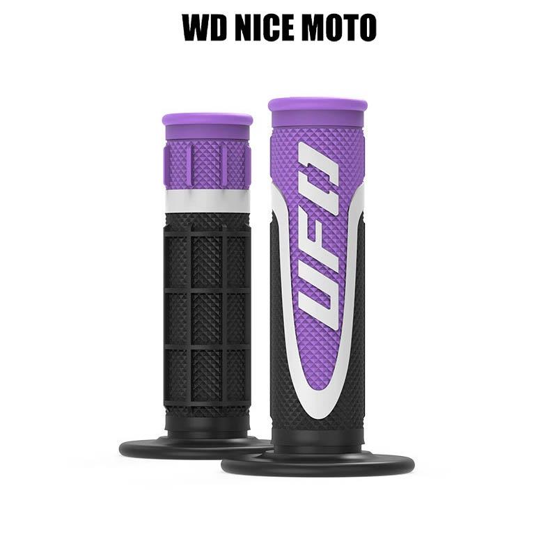 WD NICE MOTO 7/8" 22 24mm Motorcycle Handle Bar, Dirt Bike Motocross Handle Grips, Rubber Gel Hand Handlebar Grips for Atv Universal