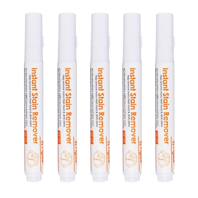 3/5Pcs Stain Bleach Pen,Portable Travel Bleach Pen for Clothing Stain Removal,Clothes Stain Remover Pen Grease Stain Remover Wash Free Laundry Clean Pen Instantly Remove Stains