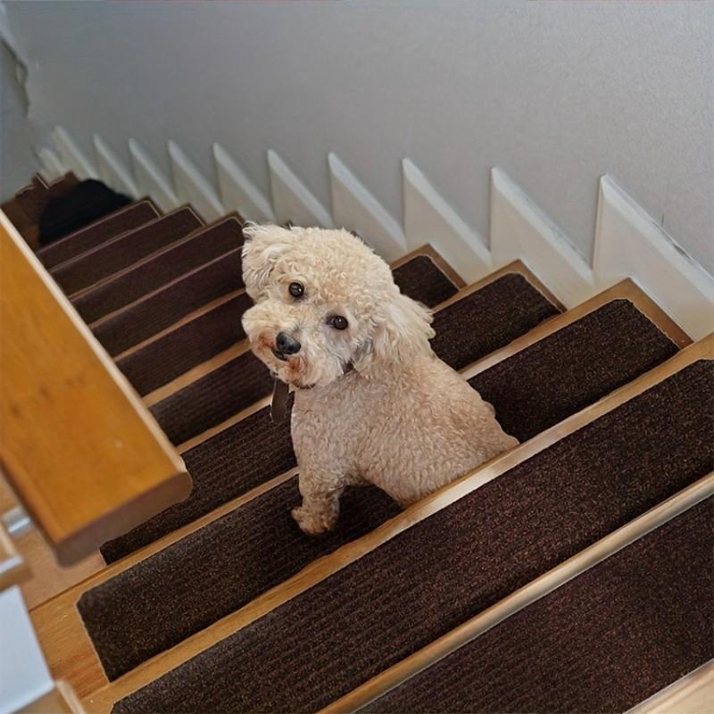 10-Pack Self-Adhesive Non-Slip Stair Mats, 70cm X 22cm, Durable Safety Rugs for Home & Pets, Easy Installation, Secure Steps