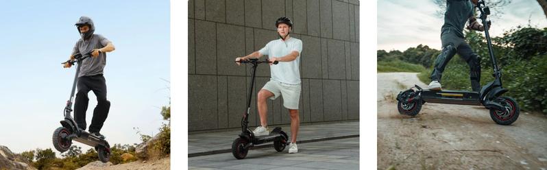 【Christmas Gifts】Powerful Off-Road Folding Electric Scooter, 2000W /1000W Motor, 38 MPH/28 Top Speed,50/43 Miles Long Range, 10"/11 Off Road Pneumatic Tires, Double Braking Systems, with APP, Storage Bag, 330LBS Max Load
