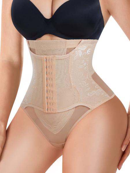 High Waist Shapewear Thong Panties, Butt Lifting Abdomen Control Underwear, Comfortable Seamless Design for Women, All Seasons Casual Style