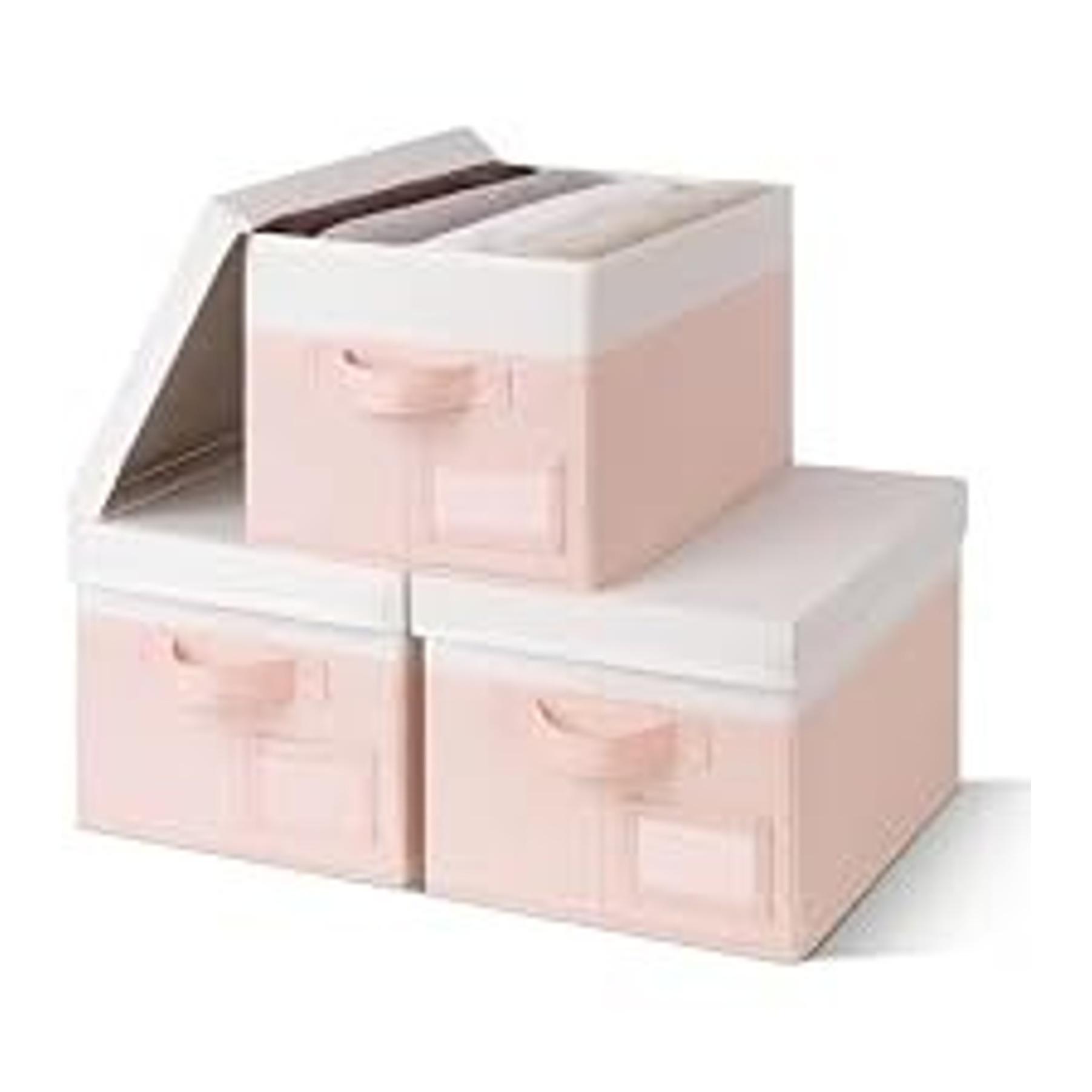 Drawer Organizer Clothes, 6 Pack Dresser Organizer Bins for Nursery, Closet Organization and Storage Dividers for Clothing, Baby Clothes, Underwears, Pink Drawer Organizer Clothes, 6 Pack Dresser Organizer Bins for Nursery, Closet Organization and Storage Dividers for Clothing, Baby Clothes, Underwears, Pink